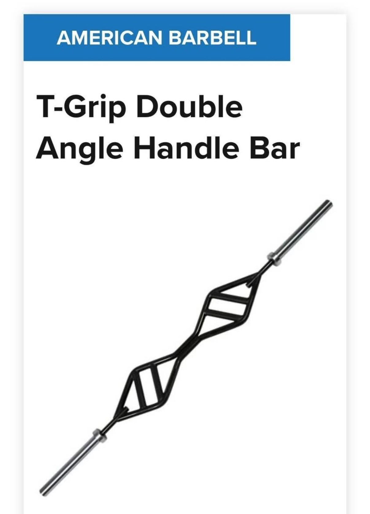 American Barbell T-Grip Multi Grip Barbell - photo 2