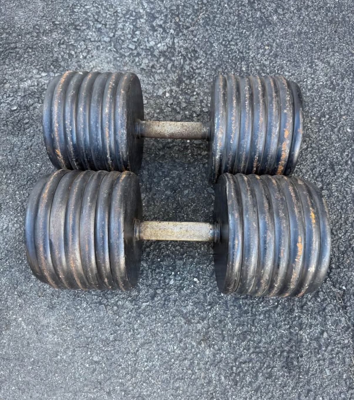 140 & 150 Pound Pro Style Dumbbells - photo 2