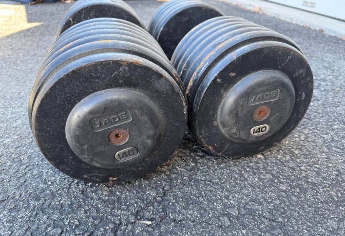 140 & 150 Pound Pro Style Dumbbells - photo 4