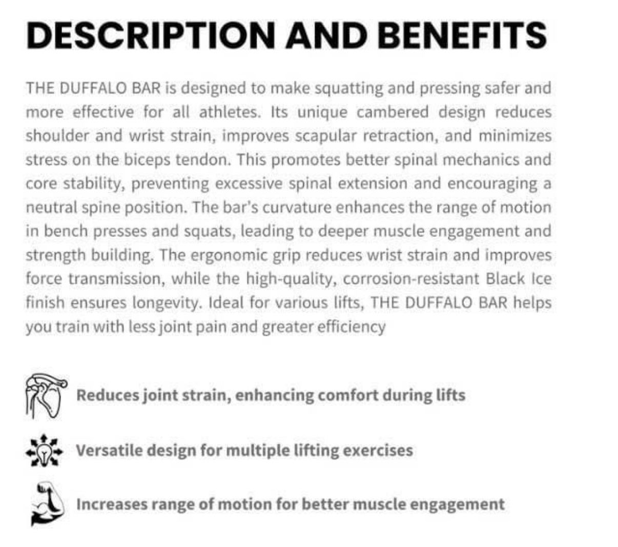 Kabuki Strength/Power Duffalo Barbells - photo 4