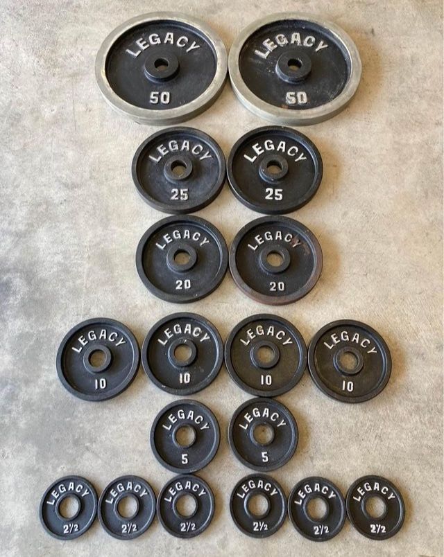 Vintage Legacy Olympic Weight Plate Set