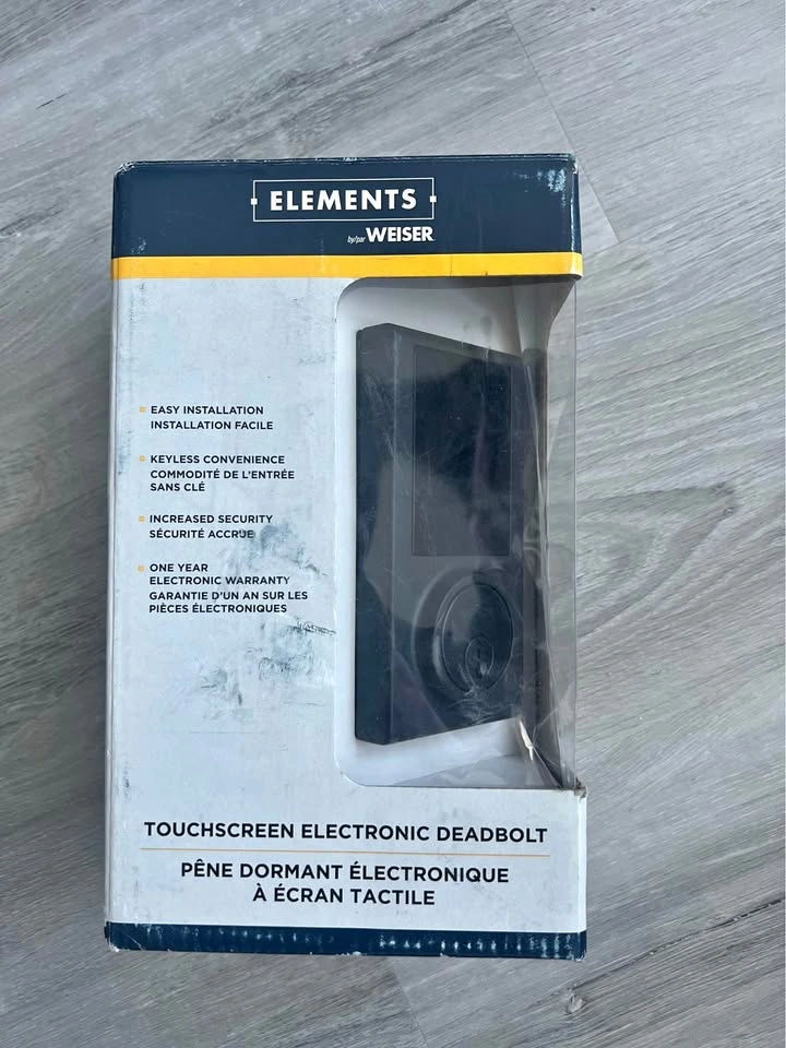 Weiser Elements Touchscreen Electronic Deadbolt