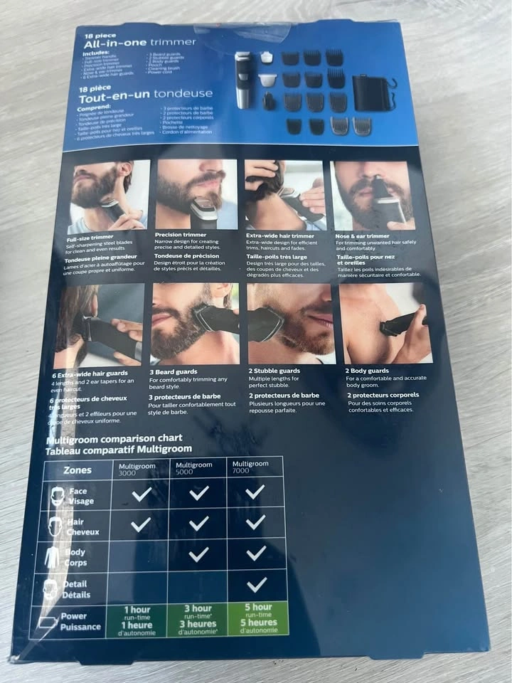 Philips Multigroom 5000 18-Piece Trimmer - photo 2