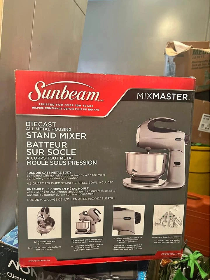 Sunbeam Mixmaster Die-Cast Stand Mixer