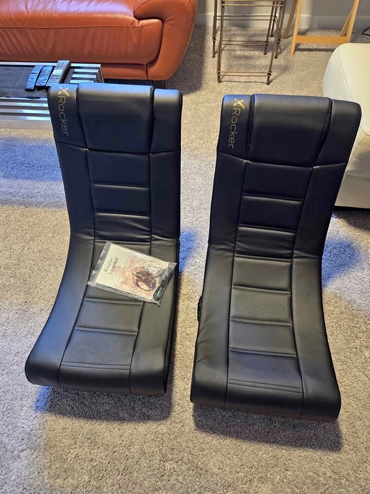 2 Xrocker gaming chair with built in speaker