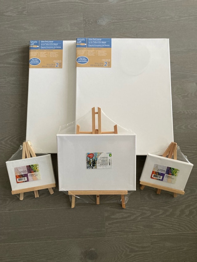 Artist's Loft Canvases and Artist's Series Easels