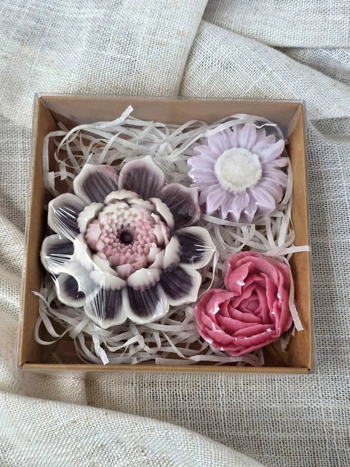Handmade Flower Soap Gift Set