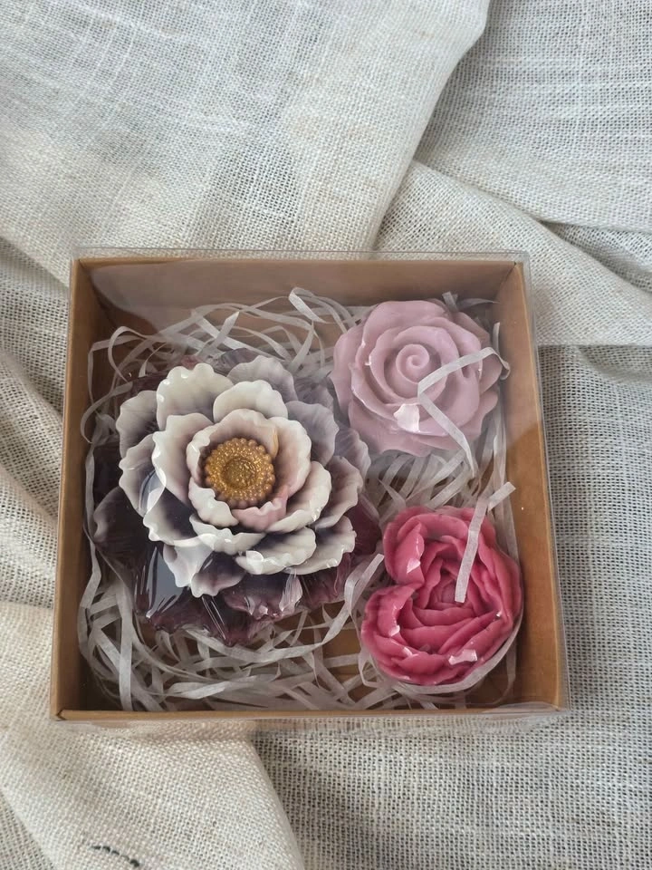 Handmade Flower Soap Gift Set - photo 2