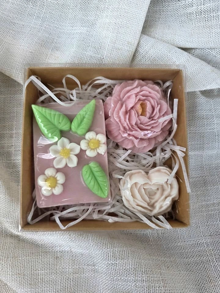 Handmade Floral Soap Gift Set - Teacher Appreciation