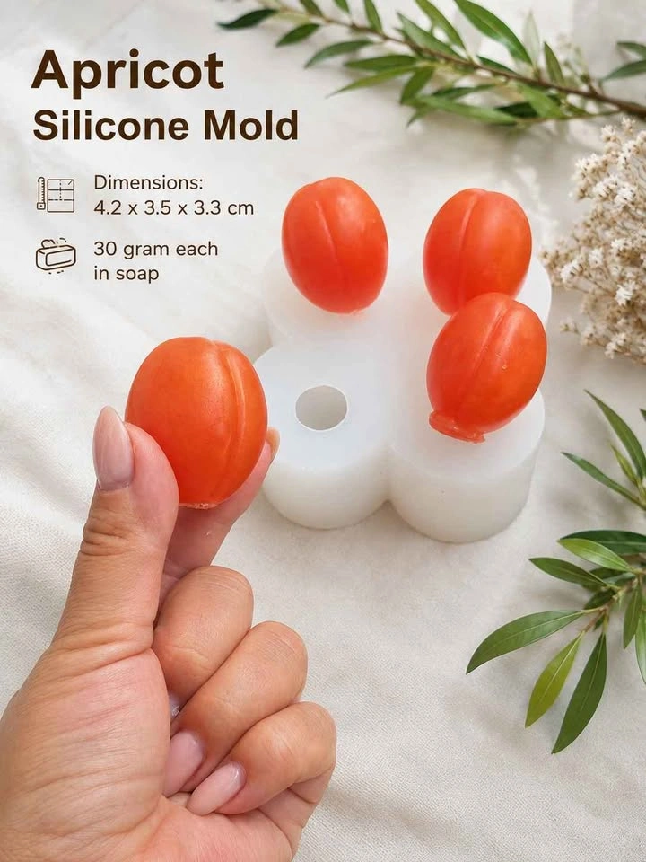 Handmade Apricot Silicone Mold - photo 2