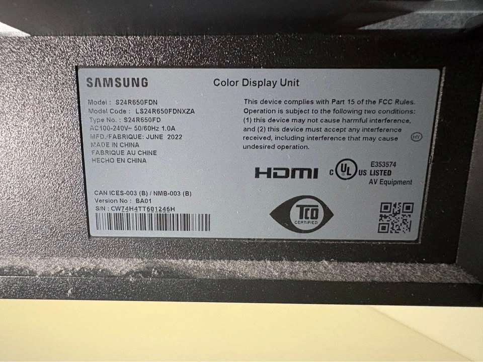 Samsung 24” IPS Monitor – FHD 75Hz – Adjustable Stand - photo 4