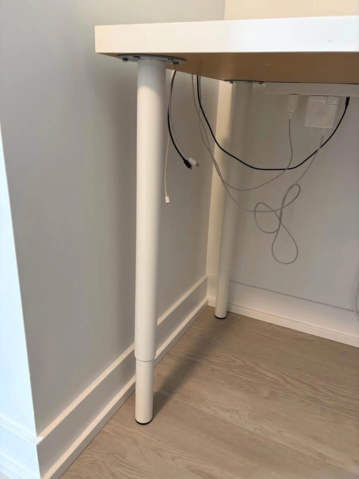 IKEA LAGKAPTEN Desk with 4 Adjustable OLOV Legs – 120×60 cm - photo 3
