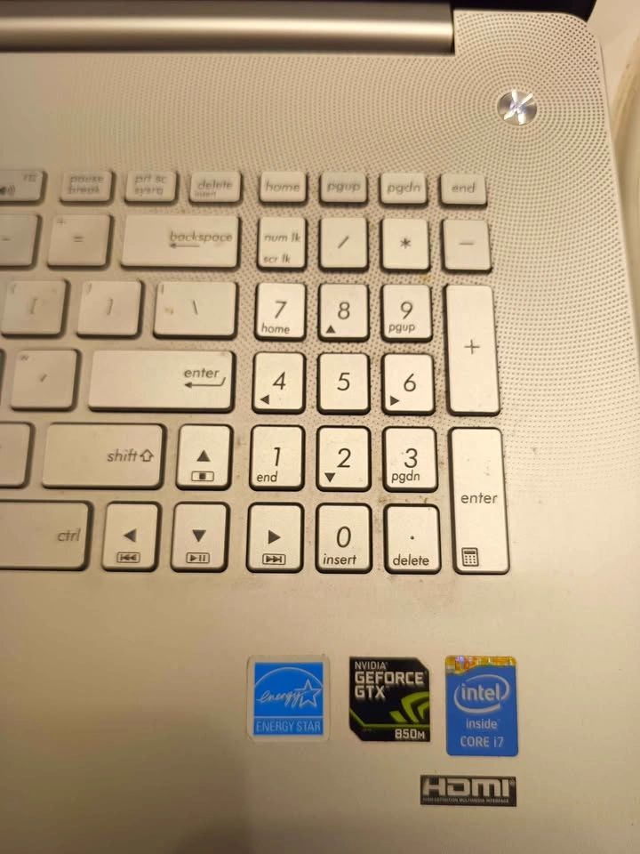 Asus N750JK 17" Laptop i7-4700HQ 16GB RAM 1TB HDD 256GB SSD - photo 2