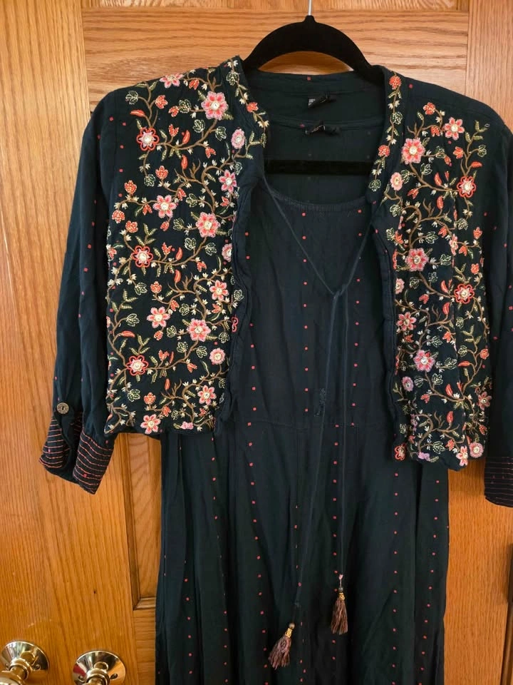 Kurti with Cropped Jacket - photo 2