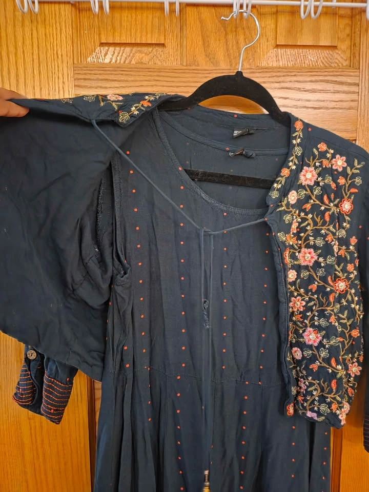 Kurti with Cropped Jacket - photo 3