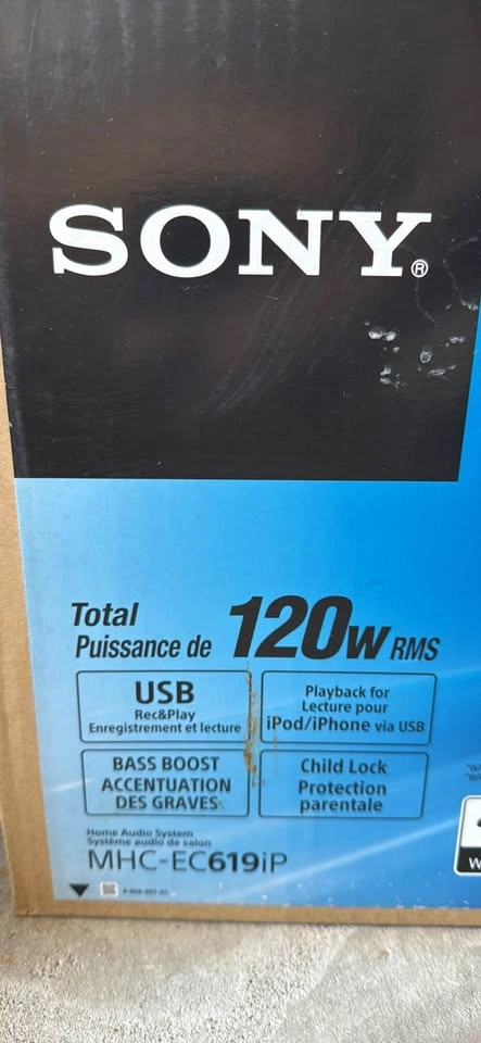Sony Home Audio System - sealed BNIB - Bluetooth - USB - photo 2