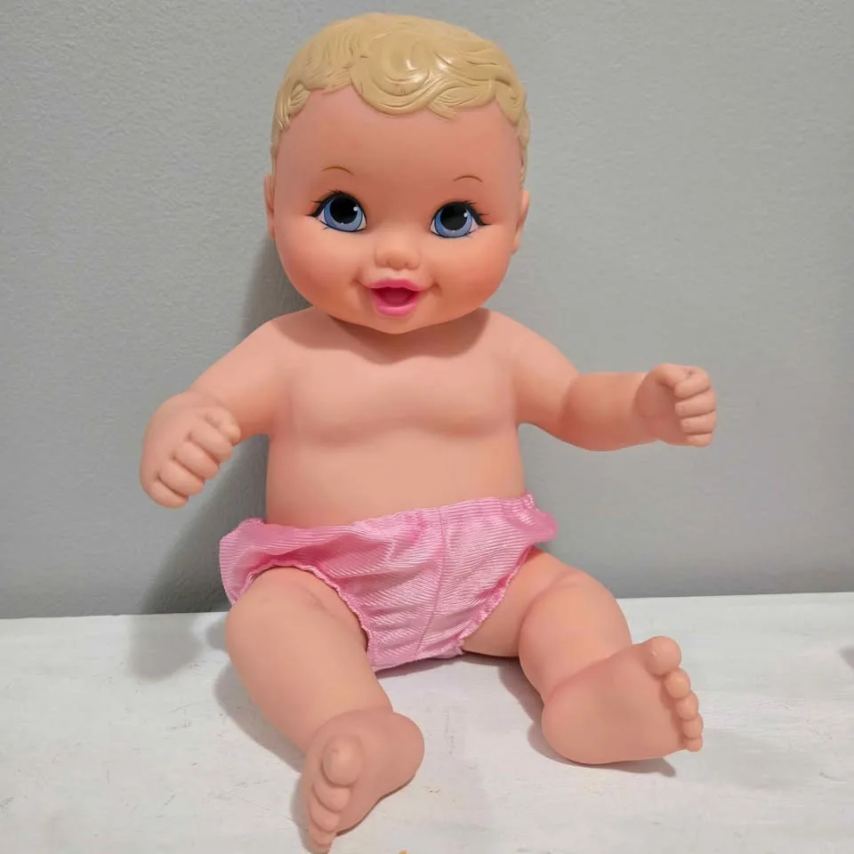 Vintage Lauer Toys Water Baby 10" Rubber Doll image indicator(2)