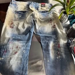 New Skinny Jeans Men's Size 40 & 38 Different Design - photo 3