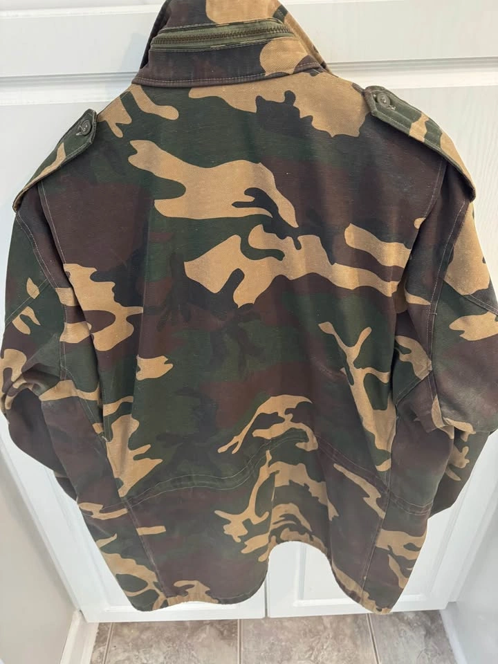 Camo Military Jacket Size XL Clean - photo 2