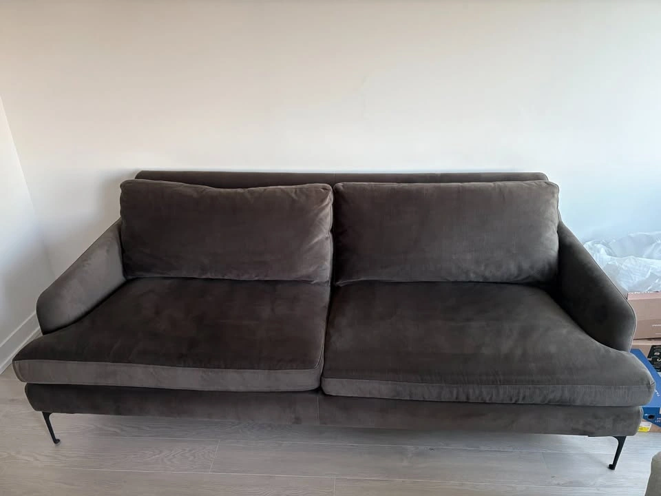 3-Seater Sofa – Dark Grey – Excellent Condition - photo 2