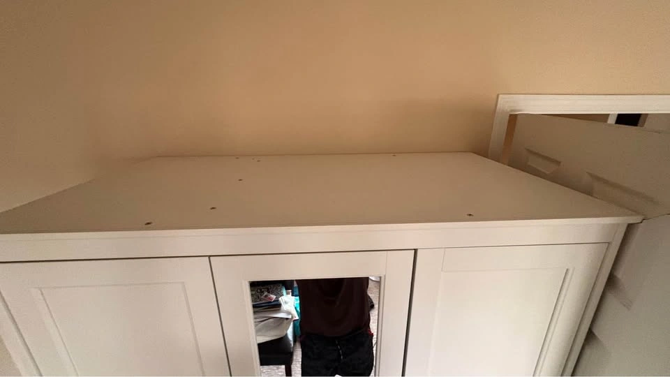 IKEA SONGESAND - WHITE CLOSET WITH MIRROR - photo 4