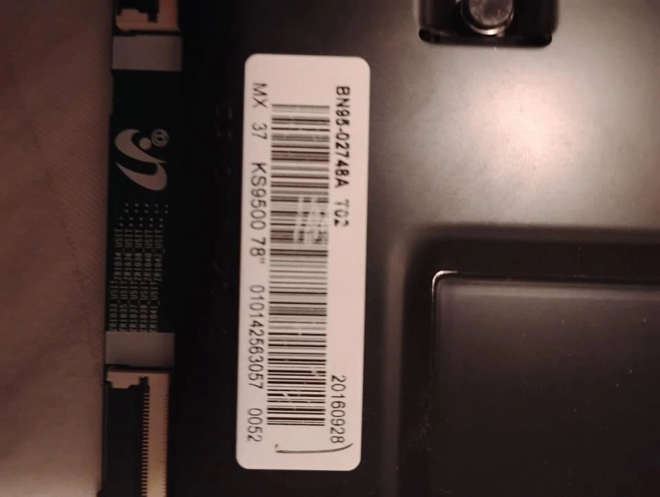 Samsung 78in TV Main Board BN97-10898A BN95-02748A - photo 2