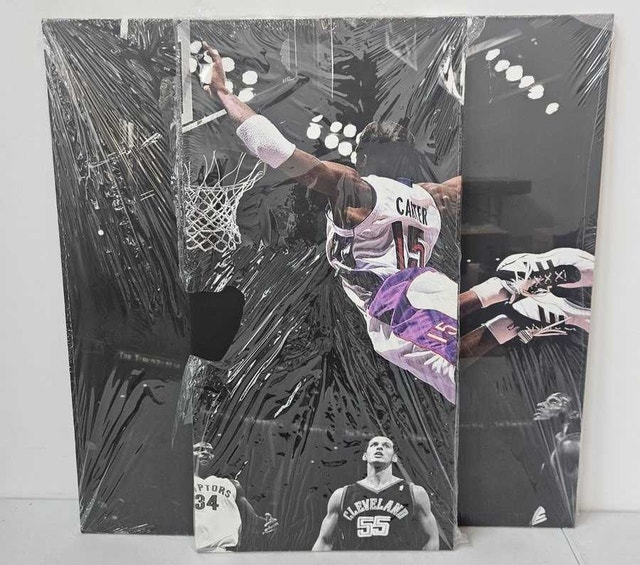 Vince Carter Raptors 3-Panel Canvas Print - photo 3