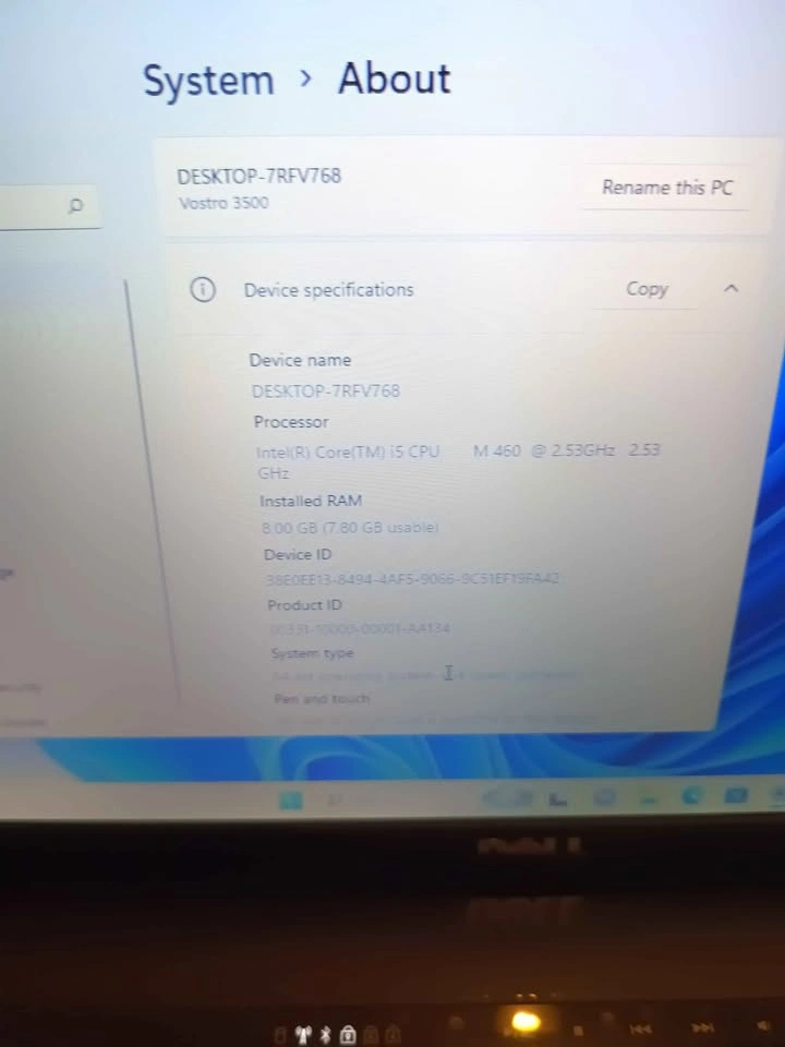 Dell Vostro i5 2.53GHz 8GB RAM 320GB Windows 11 - photo 3