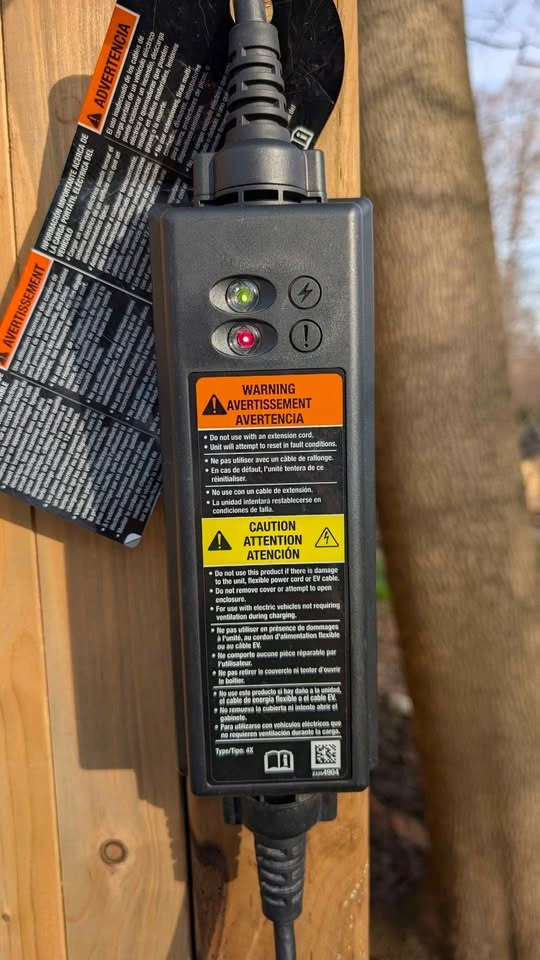 EV Charging Cable J1772 Portable Charger with issue - photo 2