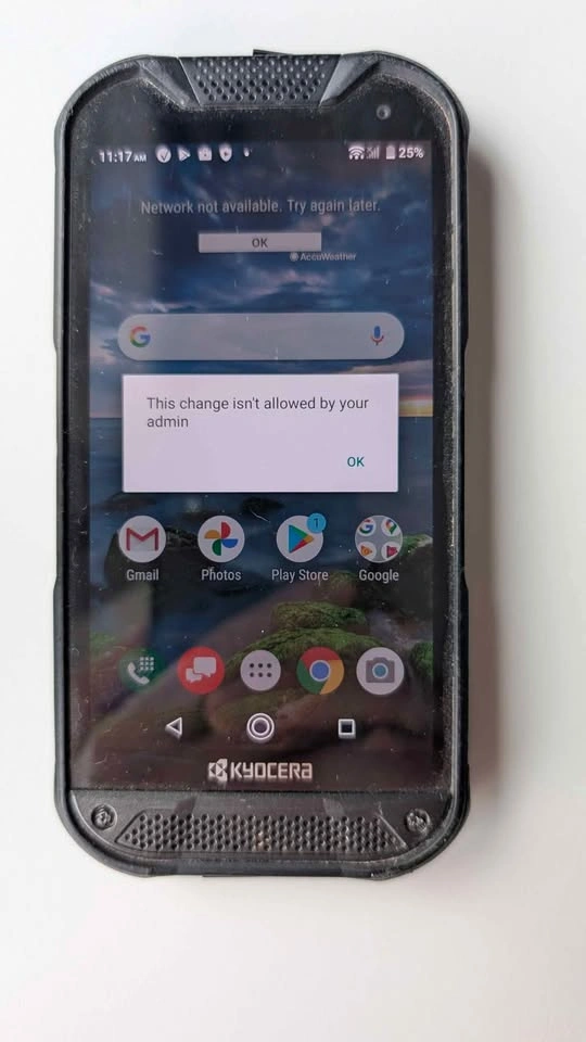 Kyocera DuraForce PRO 2 (E6910) locked by VERIZON!