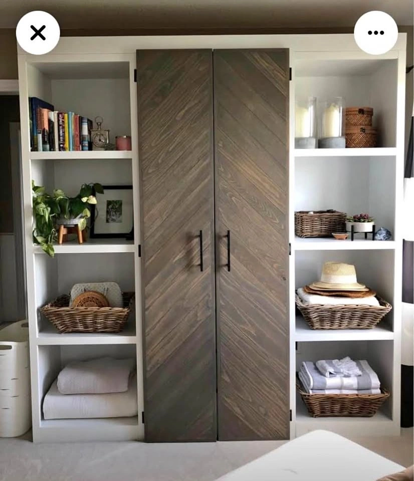 Custom shelf unit & closet
