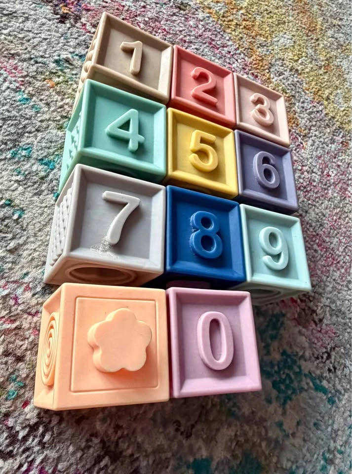 Baby Toys - pop up, blocks, rattles, tummy time pillow - photo 4