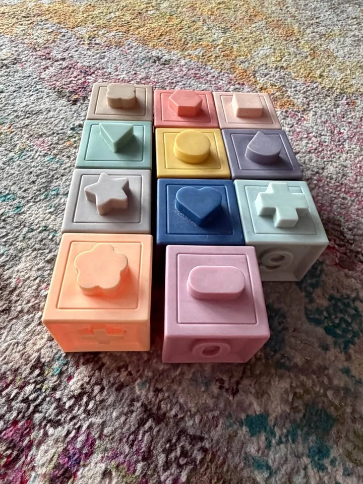 Baby Toys - pop up, blocks, rattles, tummy time pillow - photo 5