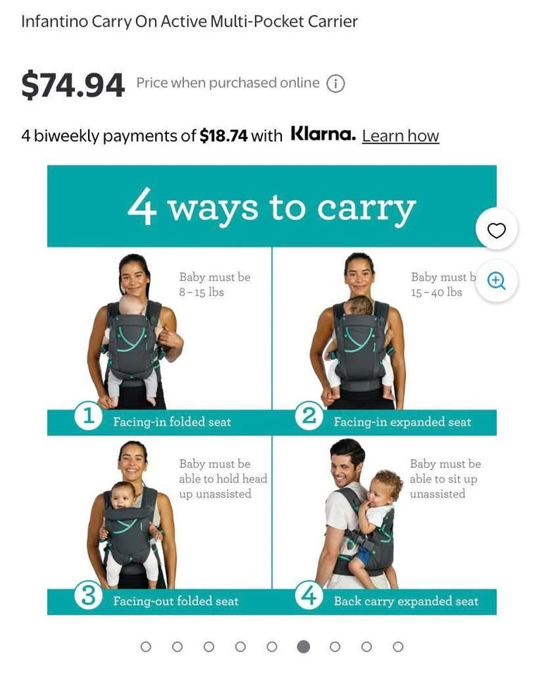 Baby carrier - brand New - photo 3