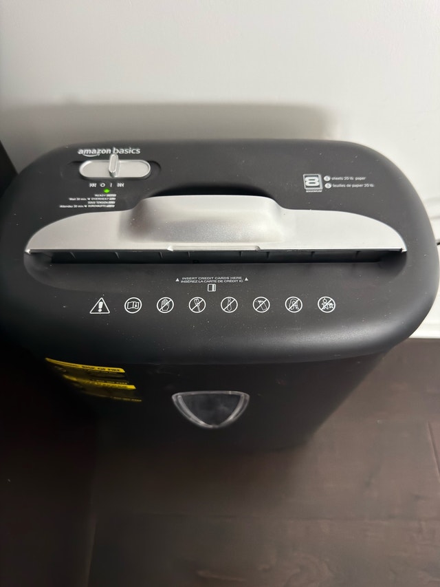 amazon basics crosscut shredder