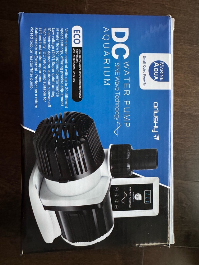 MarineAqua DC Sine Wave Pump with remote