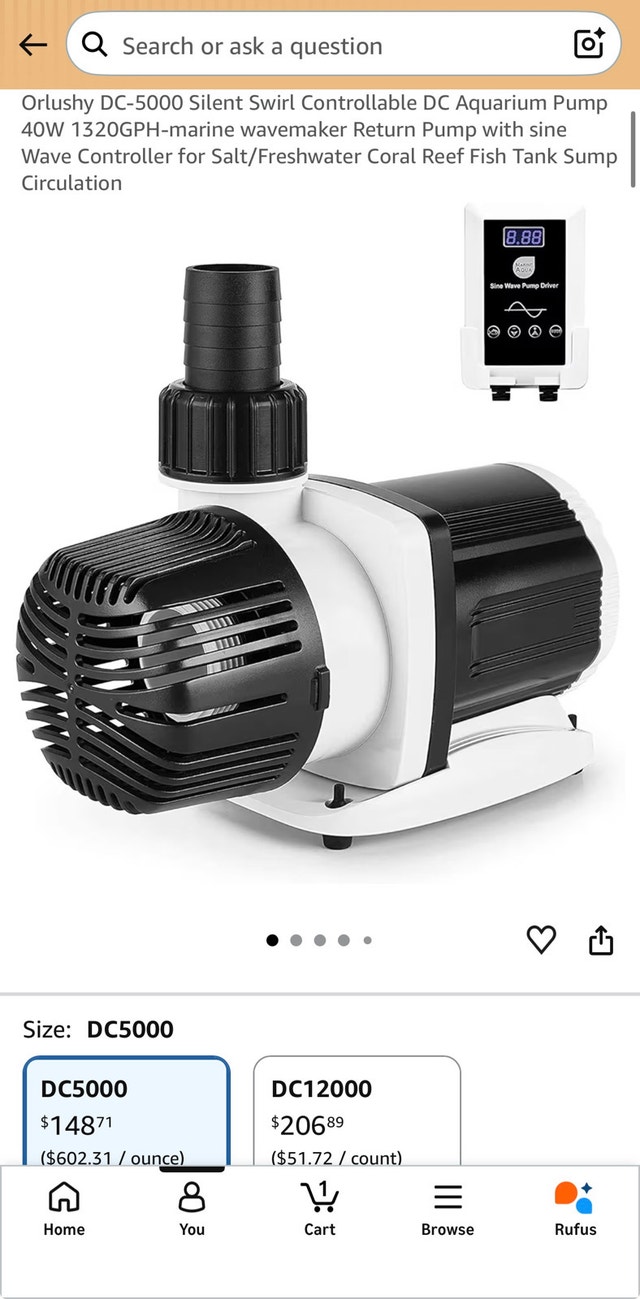 MarineAqua DC Sine Wave Pump with remote - photo 3