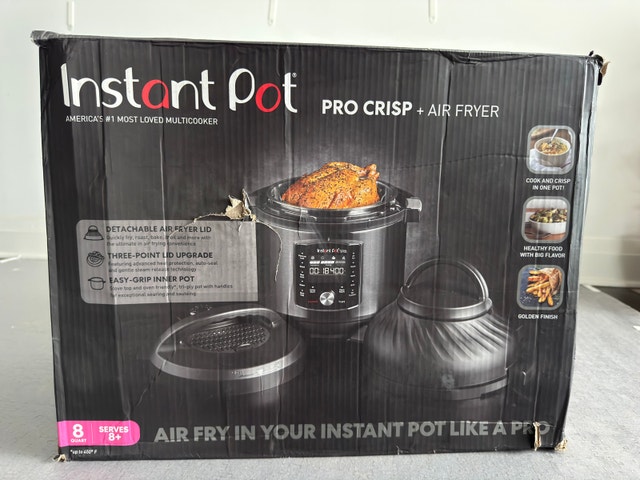 Like New InstaPot Pro Crisp + Air Fryer in original retail box - photo 2