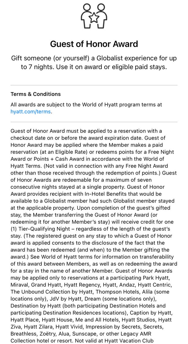 Hyatt Guest of Honor & Suite Upgrade Awards - photo 3