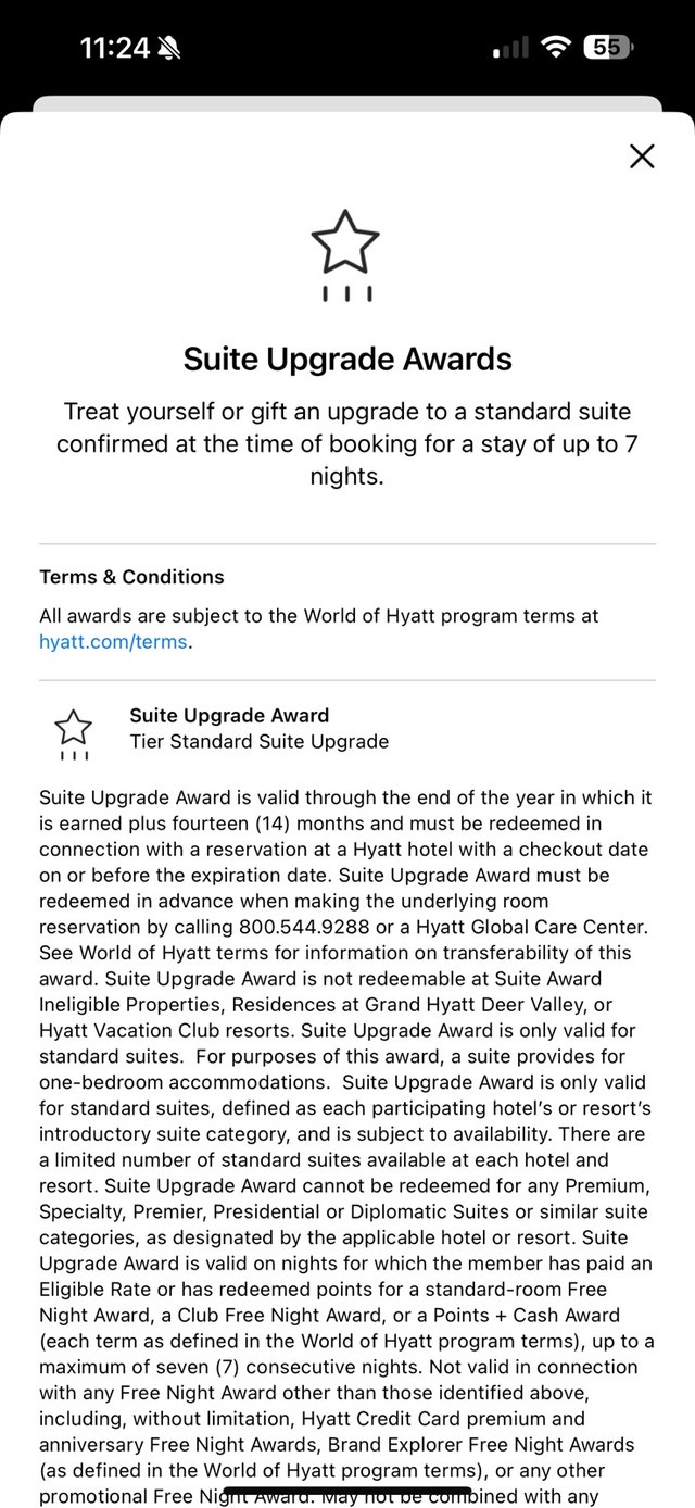 Hyatt Guest of Honor & Suite Upgrade Awards - photo 4