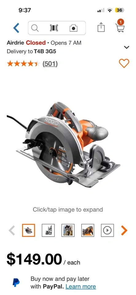RIDGID R32051 7-1/4 in. Circular Saw - photo 3