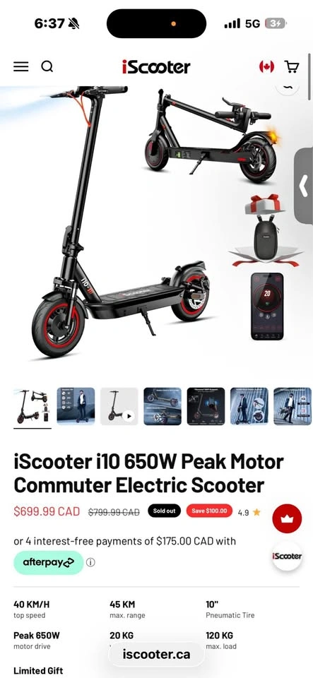 I scooter I 10