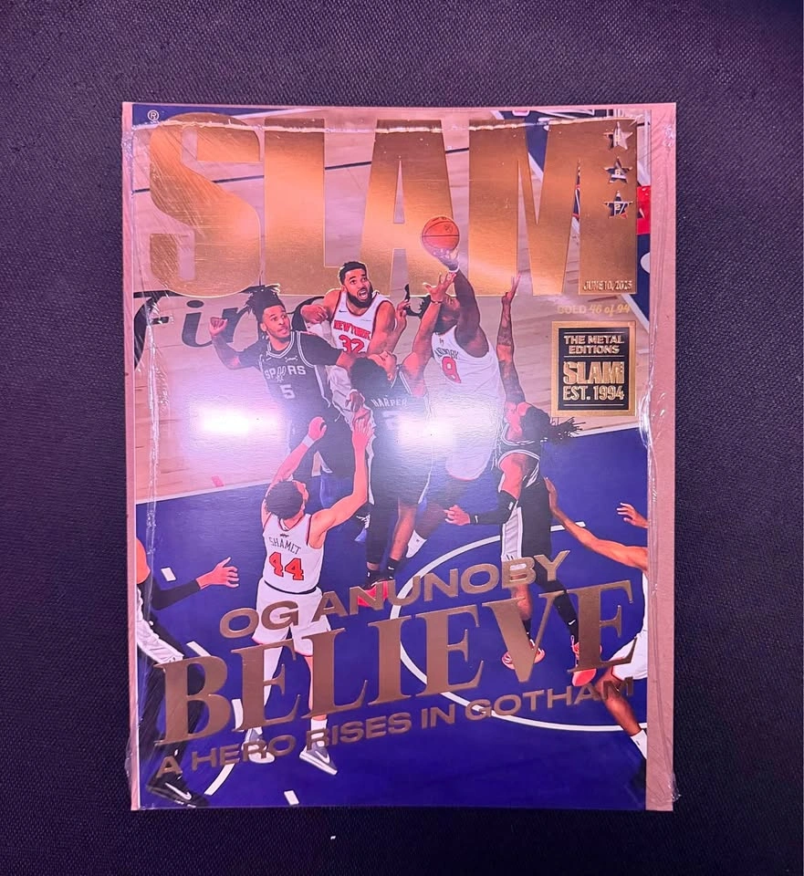 GOLD Metal SLAM Magazine #262 OG ANUNOBY Knicks Cover /94