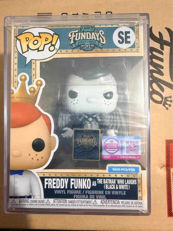 2026 SDCC FUNKO FUNDAYS FREDDY FUNKO AS THE BATMAN WHO LAUGHS LE - photo 2