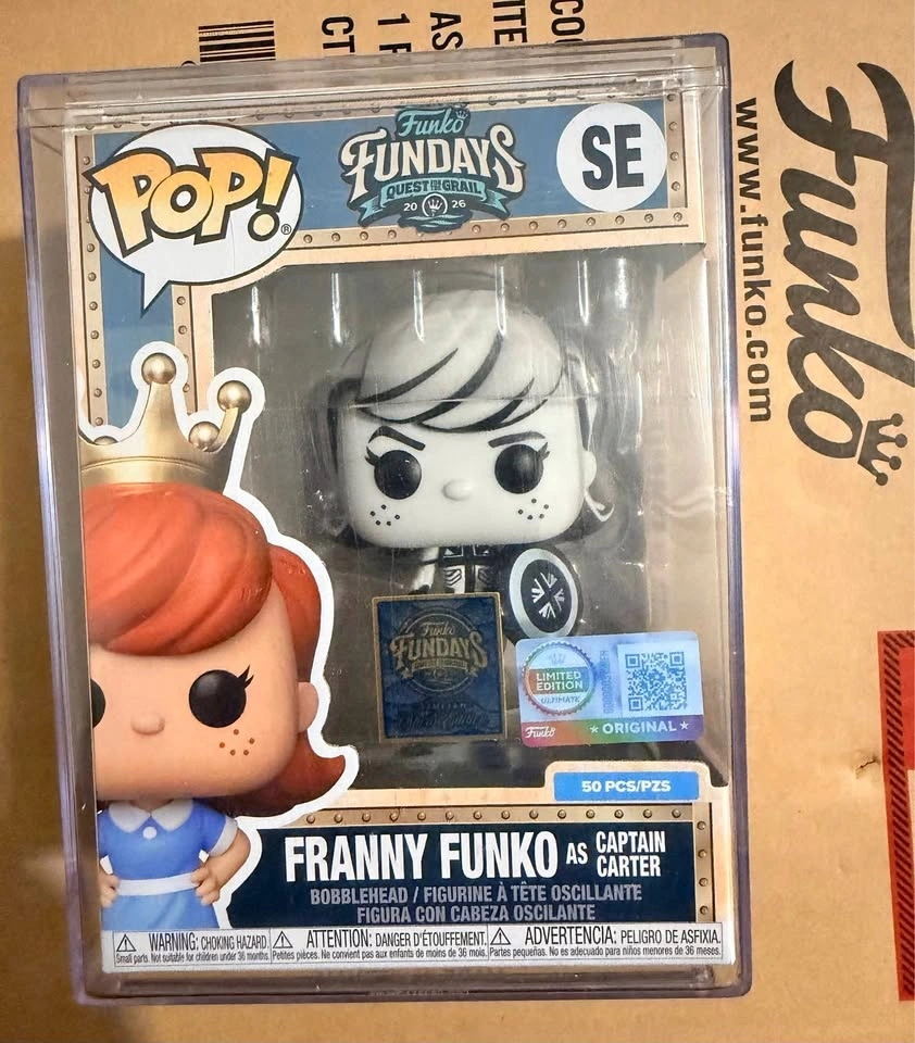 SDCC 2026 FUNDAYS FRANNY FUNKO AS CAPTAIN Carter 50 LE