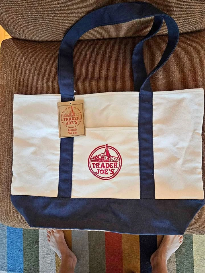 BNWT Trader Joe's Canvas Tote Bag