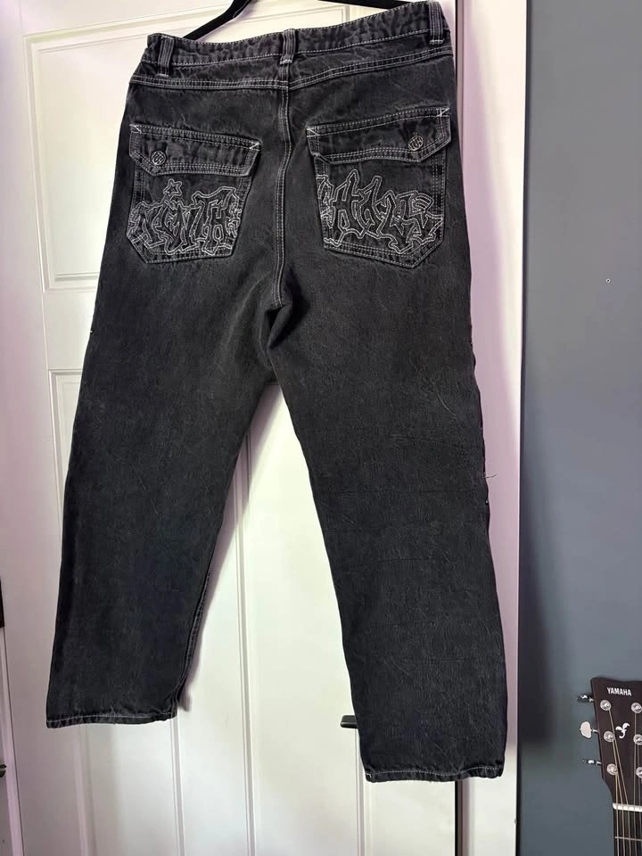Ambush Embroidered Jeans - Blue/Black - photo 5