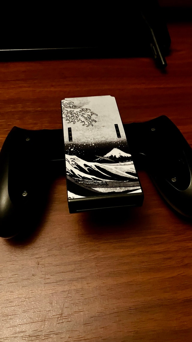 Pristine Nintendo Switch OLED w/Custom Skin - photo 3