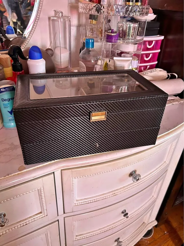 Black large jewelry box thumbnail