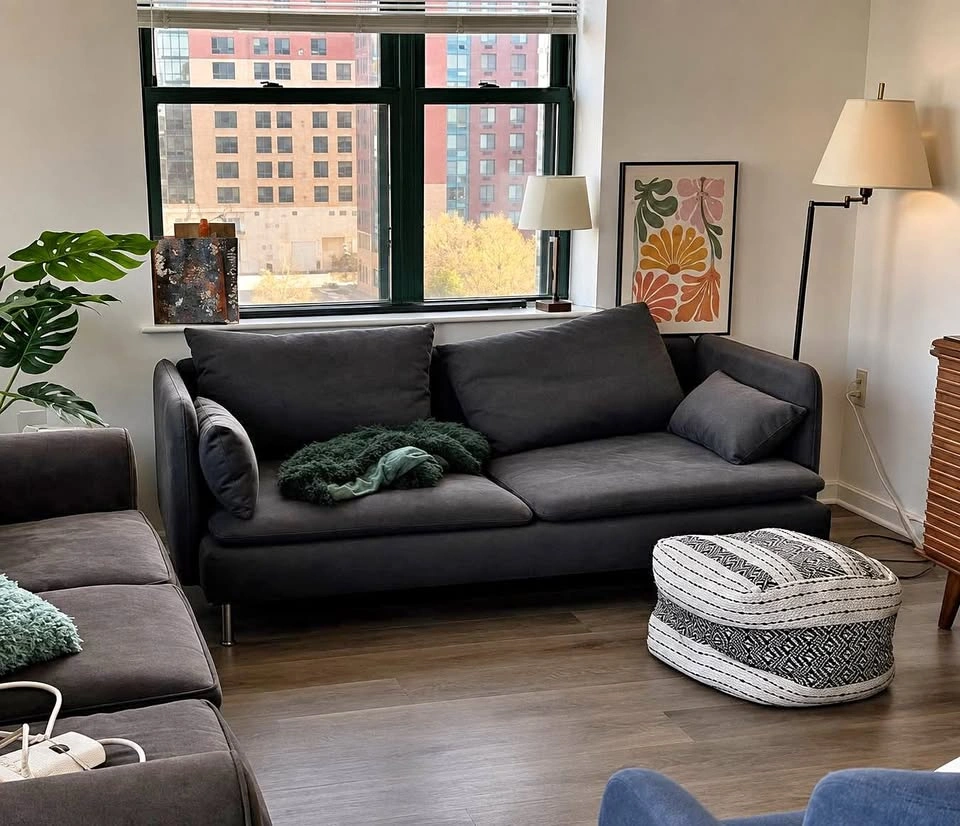 IKEA SÖDERHAMN Sofa - Additional Black and White Covers